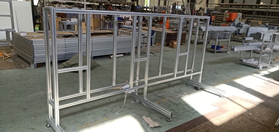 口罩机铝型材配件架