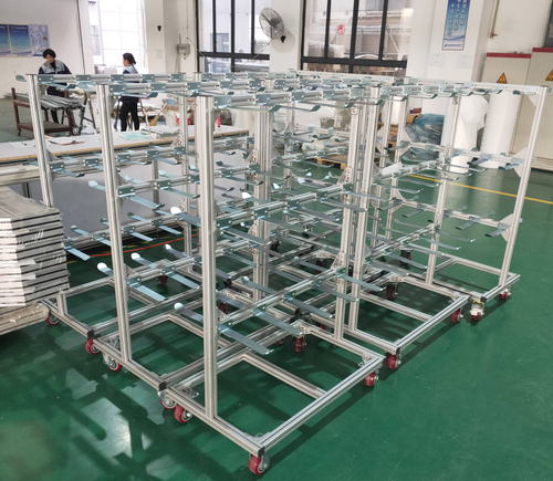 可移动铝型材框架