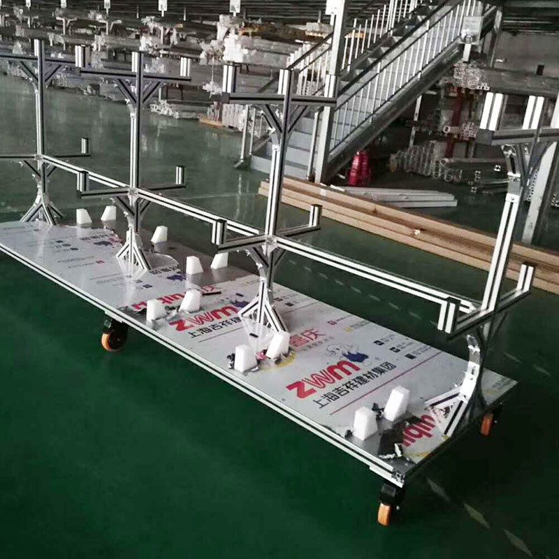 可移动铝型材框架